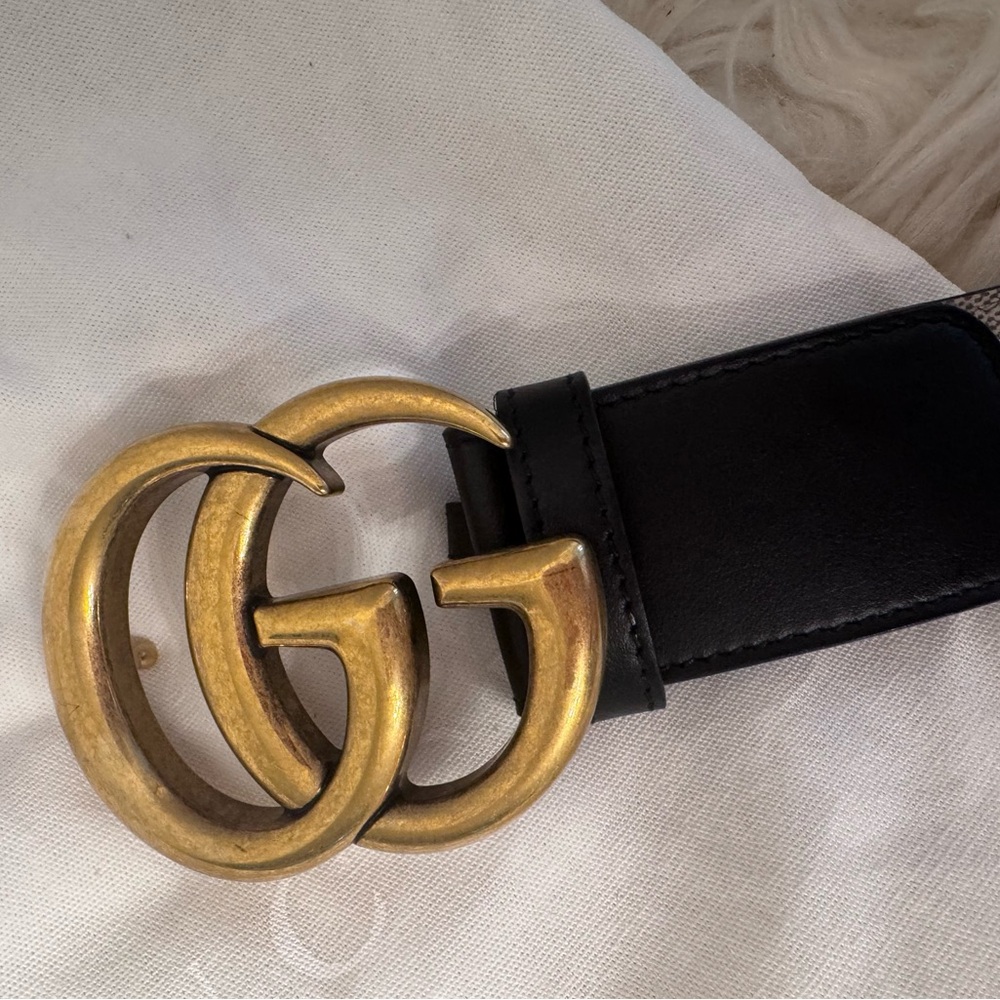 Gucci Black Leather Belt - Picture 4 of 9